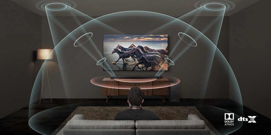 Dolby Atmos 3D surround sound speaker placement